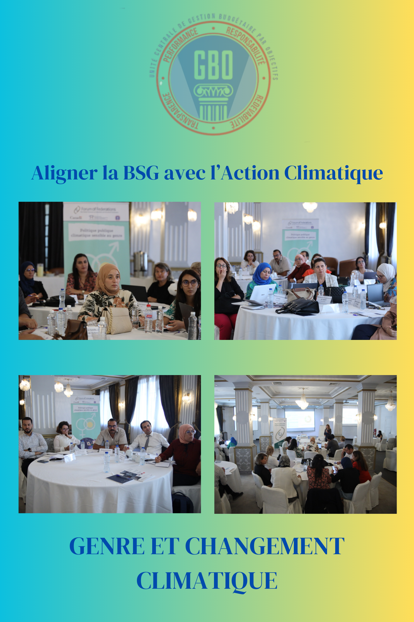 Atelier sur l'alignement du genre avec le changement climatique
