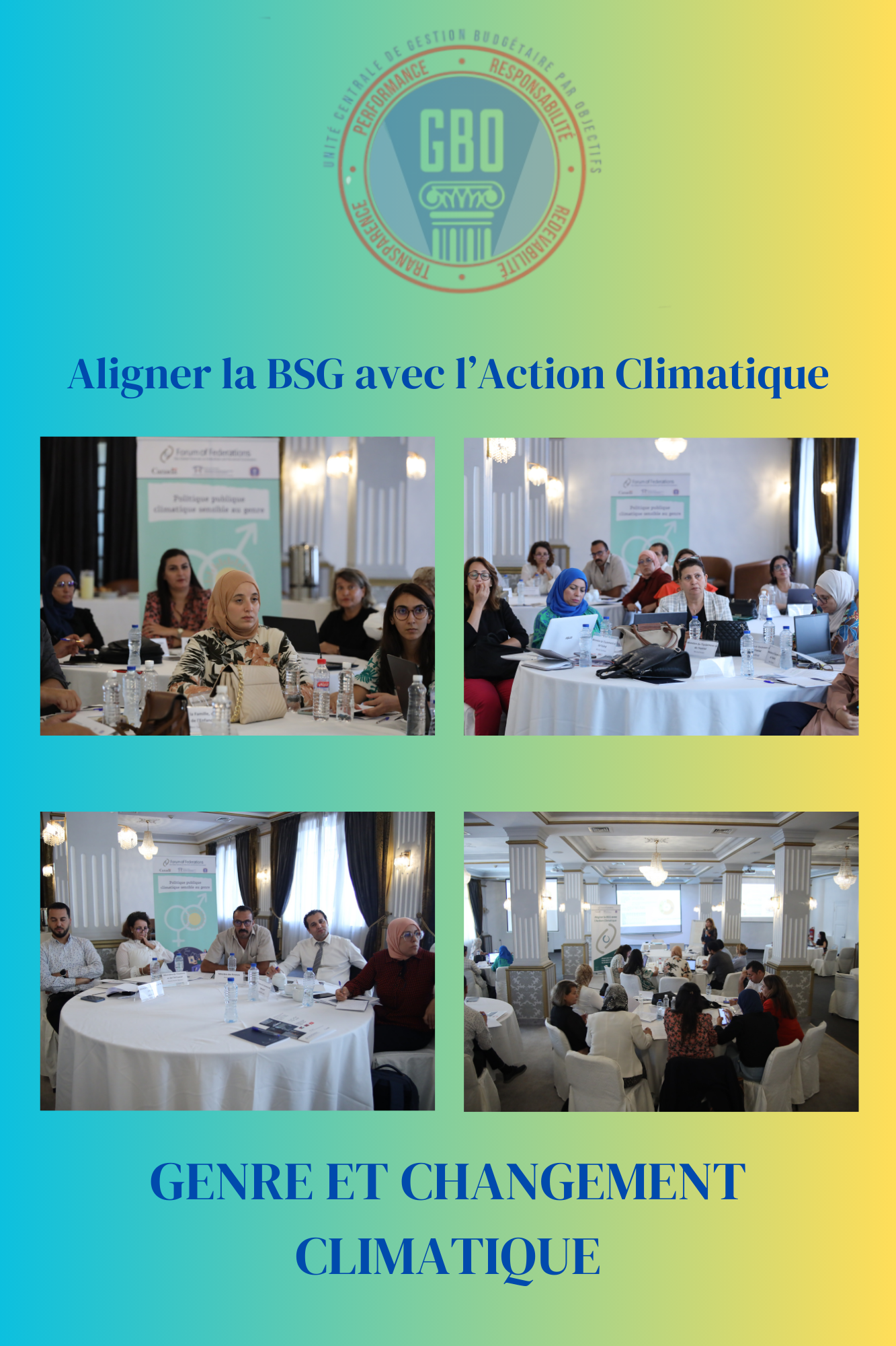 Atelier sur l'alignement du genre avec le changement climatique 