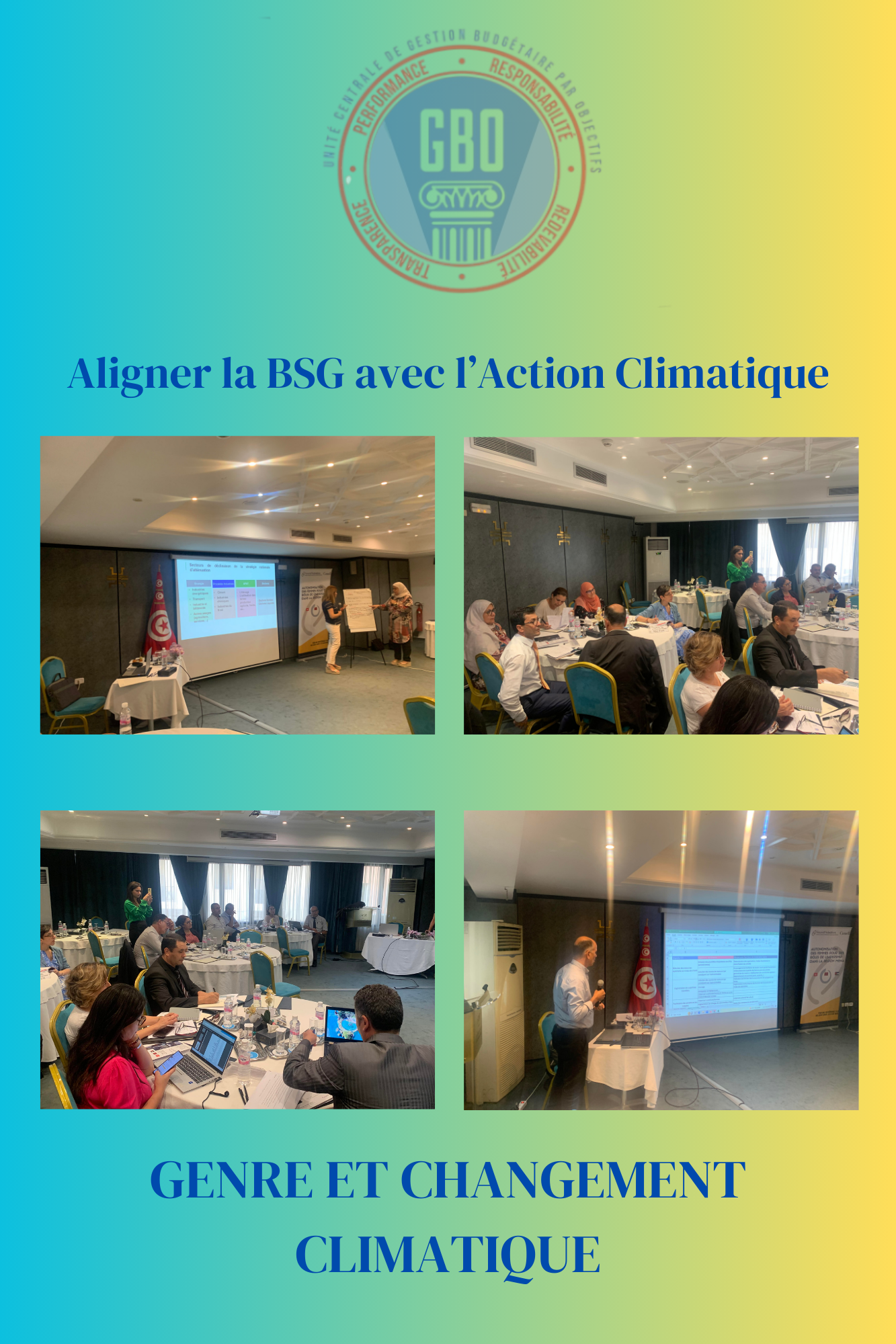 Atelier sur l'alignement du genre avec le changement climatique