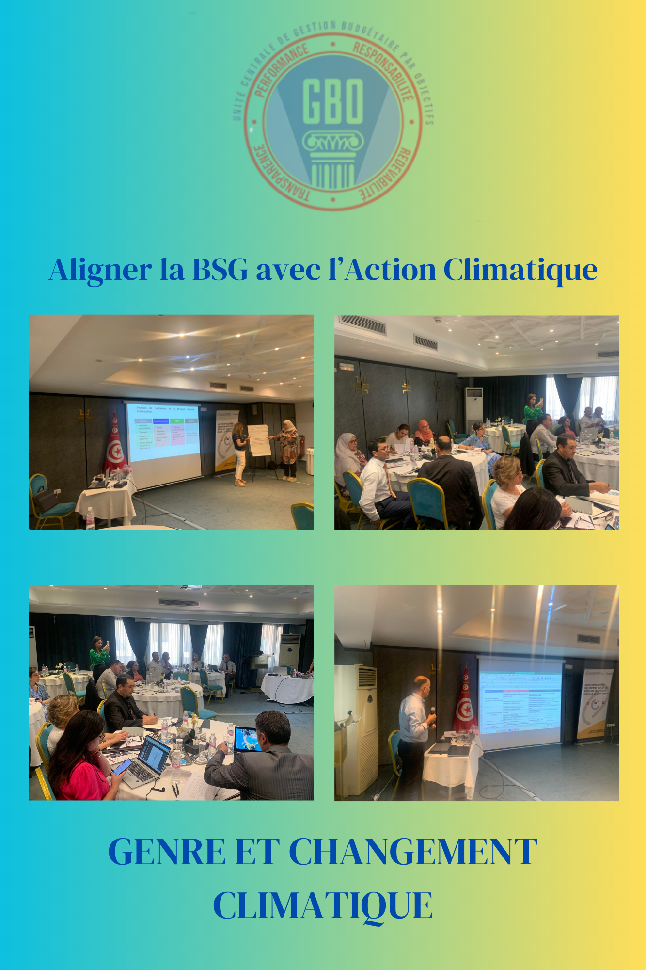 Atelier sur l'alignement du genre avec le changement climatique 